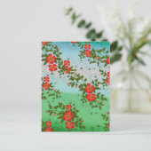 Carte Postale Motif rouge et vert (Debout devant)