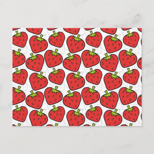 Carte Postale Motif sans couture de fruits | Motif de surface de (Devant)