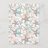 Carte postale Motif sans fil Starfish (Devant)