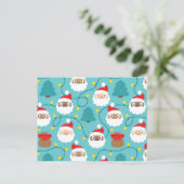 Carte Postale Motif Santa Clauses (Debout devant)