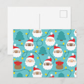 Carte Postale Motif Santa Clauses (Devant / Derrière)