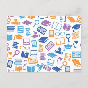 Carte Postale Motif scolaire