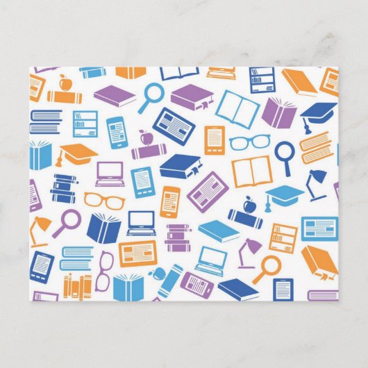 Carte Postale Motif scolaire (Devant)