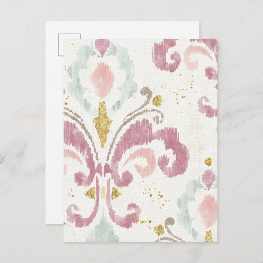 Carte Postale Motif Soft Deco (Devant / Derrière)