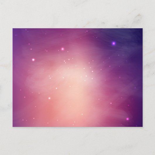 Carte Postale Motif spatial (Devant)