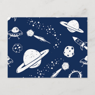 Carte Postale Motif spatial