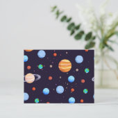 Carte Postale Motif spatial (Debout devant)