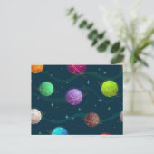 Carte Postale Motif spatial (Debout devant)