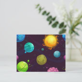 Carte Postale Motif spatial (Debout devant)