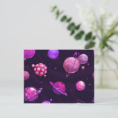 Carte Postale Motif spatial (Debout devant)