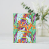 Carte Postale Motif Strelitzia (Debout devant)
