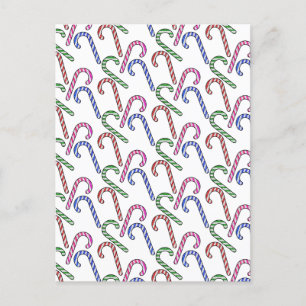 Carte Postale Motif Sucre de canne parties scintillant