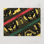 Carte Postale Motif superposé de Qilin (Devant)