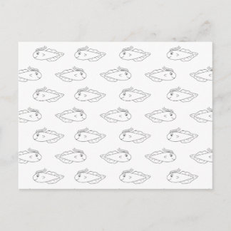Carte Postale Motif Tadpole de course