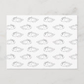 Carte Postale Motif Tadpole de course (Devant)