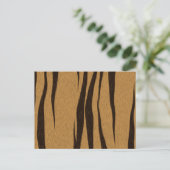 Carte Postale Motif Tiger Stripes (Debout devant)