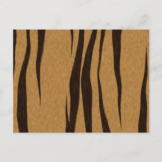 Carte Postale Motif Tiger Stripes (Devant)