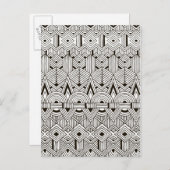 Carte Postale Motif tribal inspiré (Devant / Derrière)