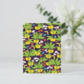 Carte Postale Motif tropical (Debout devant)