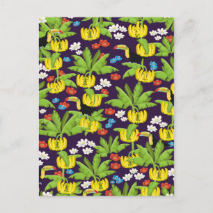 Carte Postale Motif tropical