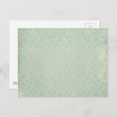 Carte Postale Motif Turquoise endommagé (Devant / Derrière)