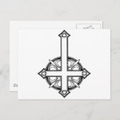 Carte Postale Motif vertical supérieur (Devant / Derrière)