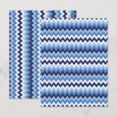 Carte Postale Motif zigzag 1 (Devant / Derrière)