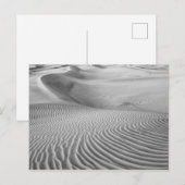 Carte Postale Motifs Dans Les Dunes De Sable (Devant / Derrière)