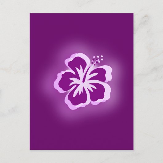 Carte Postale motifs de lumière violette (Devant)