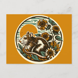 Carte Postale Motifs de rat rat rat rat