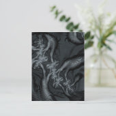 Carte Postale Motifs et formes fractales Abstraits. Art fractal (Debout devant)