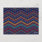 Carte Postale Motifs ethniques (Dos)