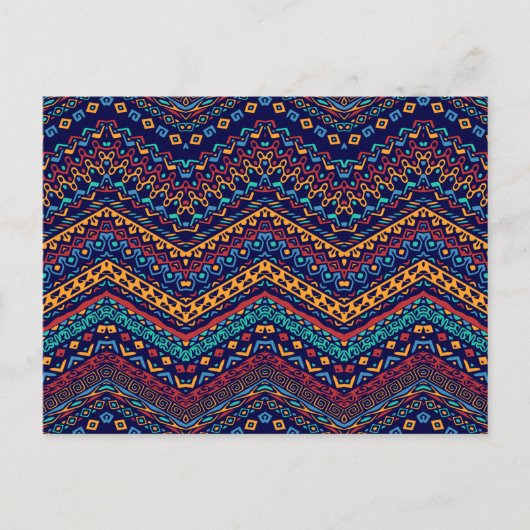 Carte Postale Motifs ethniques (Devant)