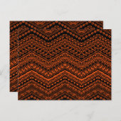 Carte Postale Motifs ethniques 4 (Devant / Derrière)