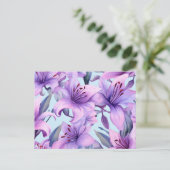 Carte Postale Motifs floraux (Debout devant)