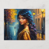 Carte Postale Motifs indiens, Digital Modern, Coloré (Devant)