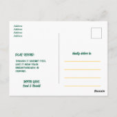 CARTE POSTALE MOTIVANTE (Dos)