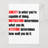 Carte Postale motivation (Devant)