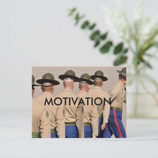 Carte postale Motivation (Debout devant)