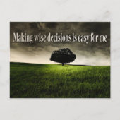 Carte Postale Motivation Affirmation (Devant)