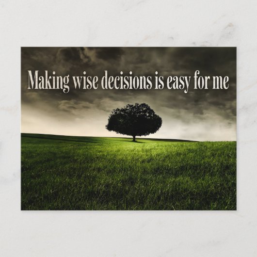 Carte Postale Motivation Affirmation (Devant)