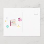 Carte Postale Motivation and positive vibes (Dos)