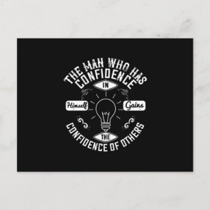 Carte Postale Motivation Celui Qui A Confiance En Lui