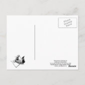 Carte Postale Motivation de la vie (Dos)