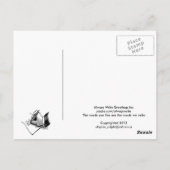 Carte Postale Motivation de la vie (Dos)