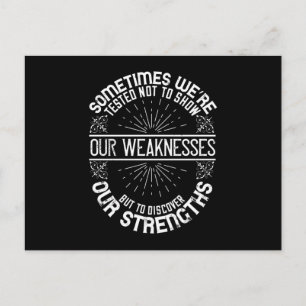 Carte Postale Motivation - Découvrez nos forces