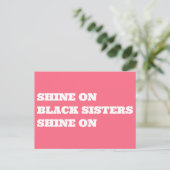 Carte postale Motivation des femmes noires (Debout devant)