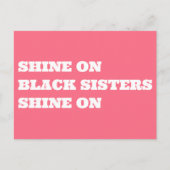 Carte postale Motivation des femmes noires (Devant)