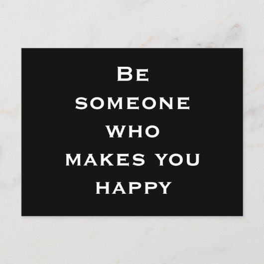 Carte postale Motivation du bonheur (Devant)