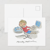 Carte Postale Motivation du lundi (Devant / Derrière)